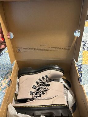 New Taupe Doc Martens